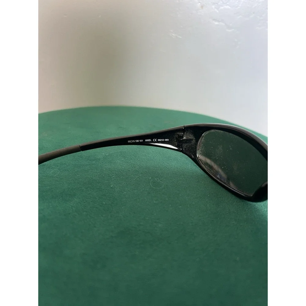 Harley Davidson GM10183 Matte Black Wrap Plastic Sunglasses Metal Logo On Frame